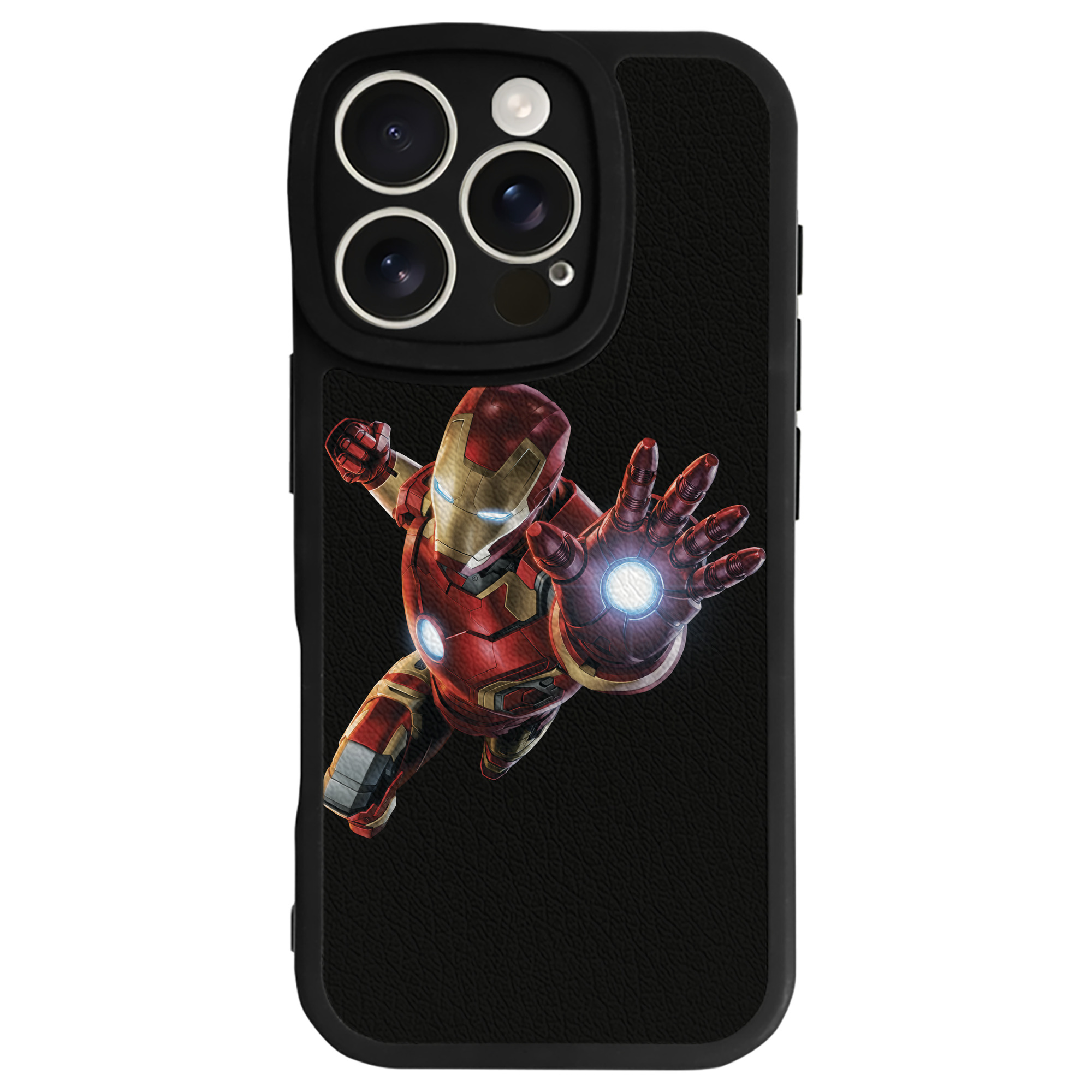 （画像用） アベンジャーズ The Avengers 【iPhone 16シリーズ対応】シリコンスマホケース（レザー調） 材質：シリコン